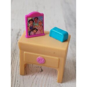 Dora Explorer family photo drawer desk alarm clock doll accessory toy figure